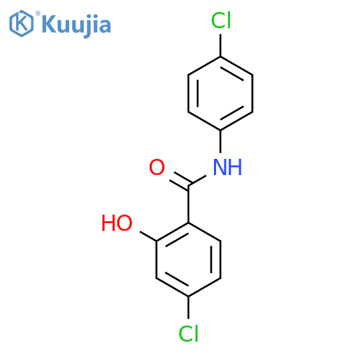 Benzamide, 4-chloro-N-(4-chlorophenyl)-2-hydroxy- structure
