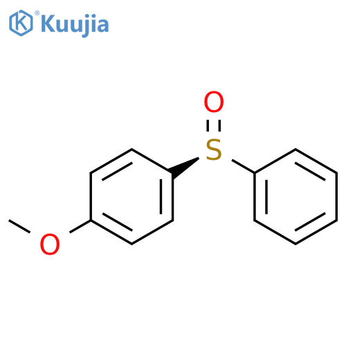 Benzene, 1-methoxy-4-(phenylsulfinyl)-, (S)- (9CI) structure