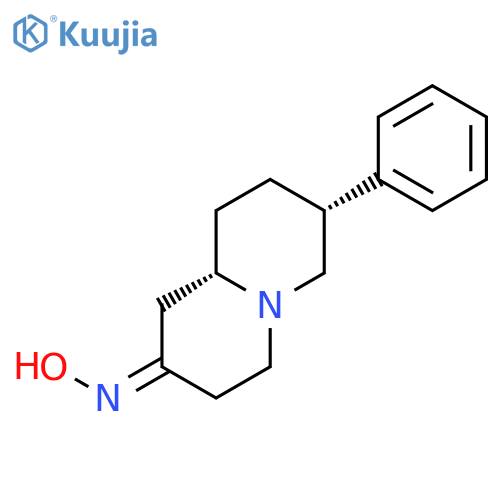 2H-QUINOLIZIN-2-ONE, OCTAHYDRO-7-PHENYL-, OXIME, TRANS- structure