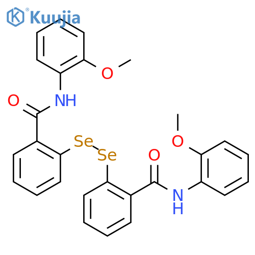 Benzamide, 2,2'-diselenobis[N-(2-methoxyphenyl)- structure