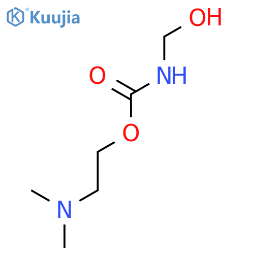 Carbamic acid, (hydroxymethyl)-, 2-(dimethylamino)ethyl ester structure
