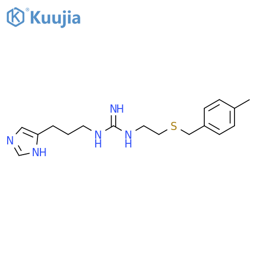 Guanidine,N-[3-(1H-imidazol-4-yl)propyl]-N'-[2-[[(4-methylphenyl)methyl]thio]ethyl]- structure