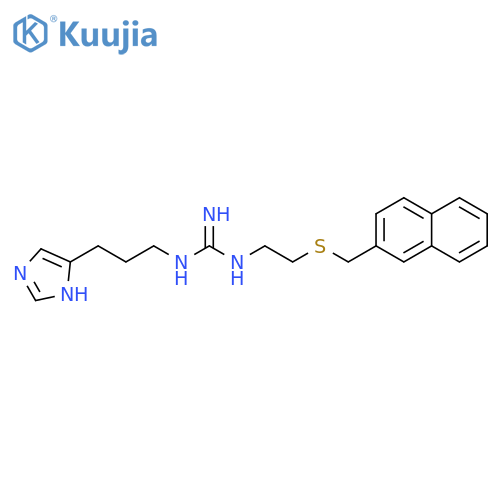 Guanidine,N-[3-(1H-imidazol-4-yl)propyl]-N'-[2-[(2-naphthalenylmethyl)thio]ethyl]- structure