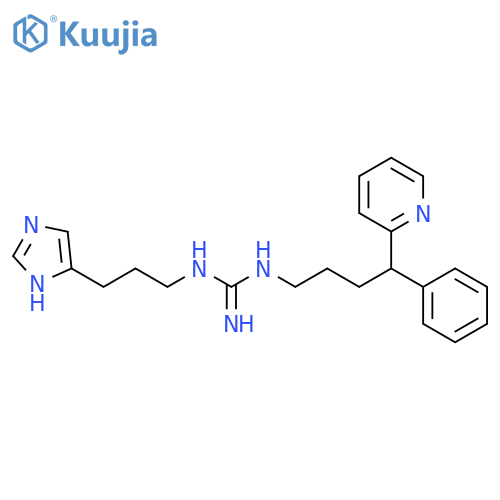 Guanidine,N-[3-(1H-imidazol-4-yl)propyl]-N'-[4-phenyl-4-(2-pyridinyl)butyl]- structure