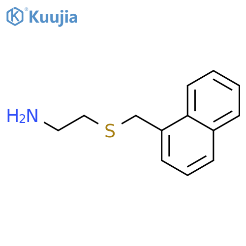 2-(Naphthalen-1-ylmethyl)sulfanylethan-1-amine structure