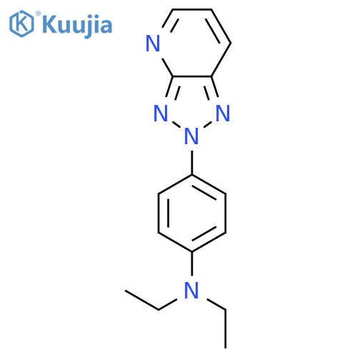 N,N-Diethyl-4-(2H-[1,2,3]triazolo[4,5-b]pyridin-2-yl)aniline structure