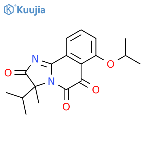 Imidazo[2,1-a]isoquinoline-2,5,6(3H)-trione,3-methyl-7-(1-methylethoxy)-3-(1-methylethyl)- structure