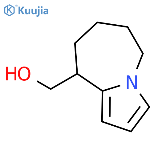 6,7,8,9-tetrahydro-5H-Pyrrolo[1,2-a]azepine-9-methanol structure