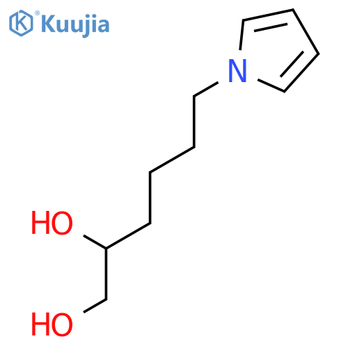 1,2-Hexanediol, 6-(1H-pyrrol-1-yl)- structure