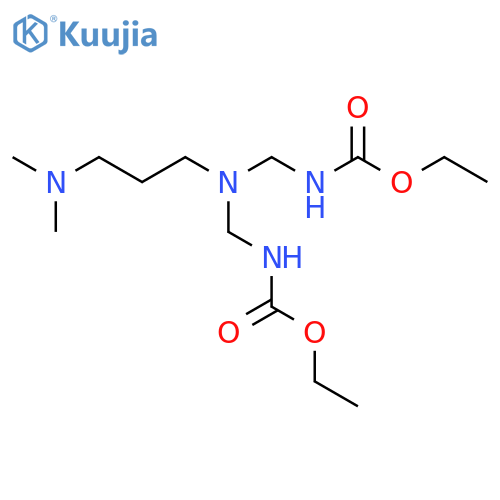 8-Oxa-2,4,6-triazadecanoic acid, 4-[3-(dimethylamino)propyl]-7-oxo-, ethyl ester structure