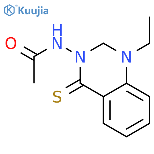 N-(1-ethyl-4-sulfanylidene-2h-quinazolin-3-yl)acetamide structure
