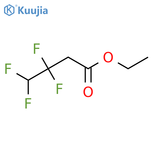 Ethyl 3,3,4,4-tetrafluorobutanoate structure