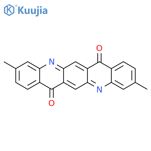 Quino[2,3-b]acridine-7,14-dione, 3,10-dimethyl- structure
