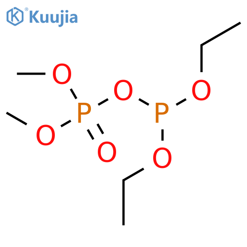 Diphosphoric(III,V)acid, PIII,PIII-diethyl dimethyl ester (8CI) structure