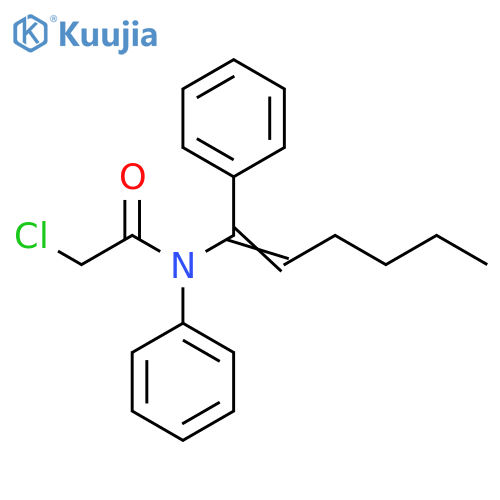 Acetamide, 2-chloro-N-phenyl-N-(1-phenyl-1-hexenyl)- structure