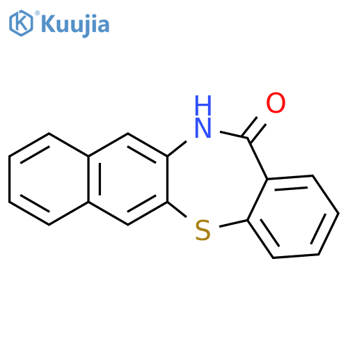 Benzo[f]naphtho[2,3-b][1,4]thiazepin-13(12H)-one structure