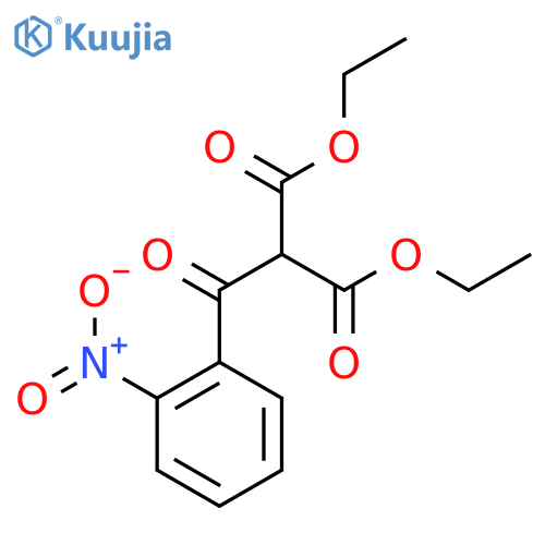 Propanedioic acid, (2-nitrobenzoyl)-, diethyl ester structure