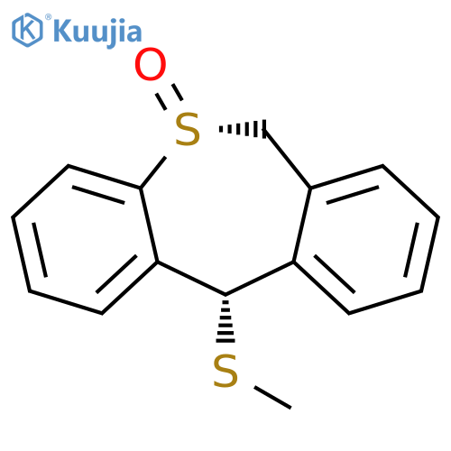 Dibenzo[b,e]thiepin, 6,11-dihydro-11-(methylthio)-, 5-oxide, (5R,11S)-rel- structure