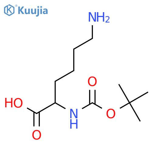 Boc-D-Lys-OH structure