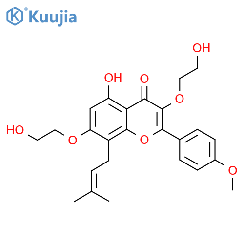 3,7-Bis(2-hydroxyethyl)icaritin structure