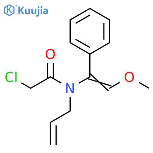 Acetamide, 2-chloro-N-(2-methoxy-1-phenylethenyl)-N-2-propenyl- structure