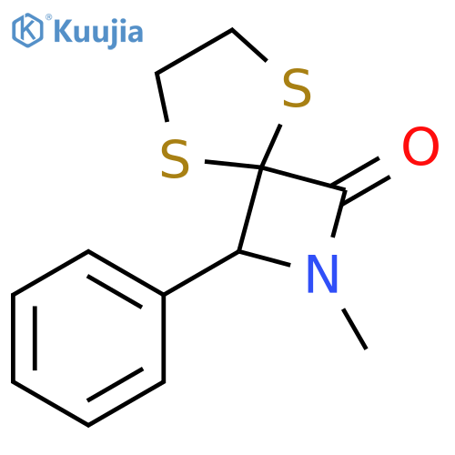 5,8-Dithia-2-azaspiro[3.4]octan-1-one, 2-methyl-3-phenyl- structure