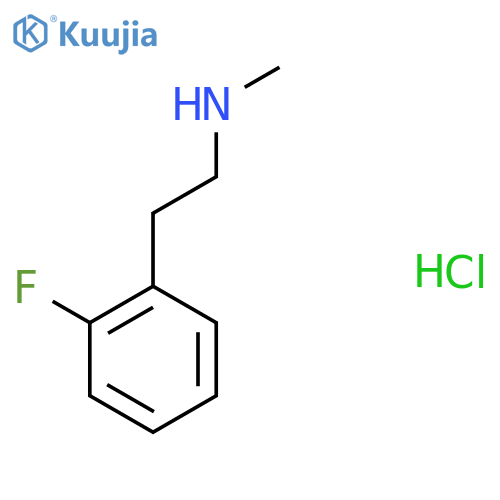 2-fluoro-N-Methyl BenzeneethanaMine HCL structure