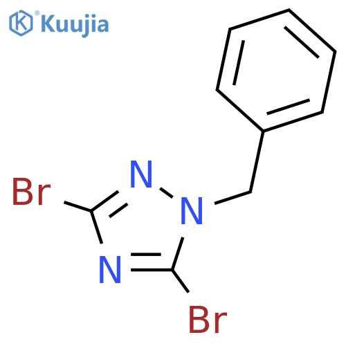 1-Benzyl-3,5-dibromo-1H-1,2,4-triazole structure