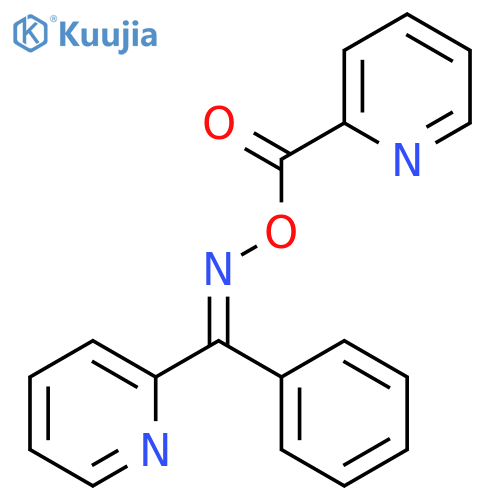 (1E)-Phenyl-2-pyridinylmethanone O-(2-pyridinylcarbonyl)oxime structure