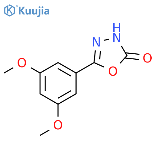 1,3,4-Oxadiazol-2(3H)-one,5-(3,5-dimethoxyphenyl)- structure