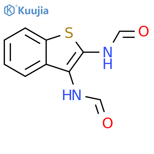 Formamide, N,N'-benzo[b]thiophene-2,3-diylbis- (9CI) structure