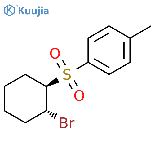 Benzene, 1-[(2-bromocyclohexyl)sulfonyl]-4-methyl-, trans- (9CI) structure