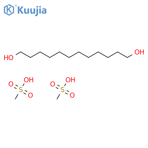 1,12-Dodecanediol, dimethanesulfonate structure