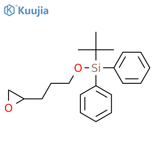 (S)-(1,1-Dimethylethyl)(3-oxiranylpropoxy)diphenyl-silane structure