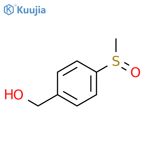 Benzenemethanol, 4-(methylsulfinyl)- structure