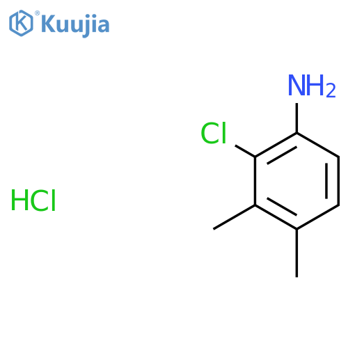 2-chloro-3,4-dimethylaniline hydrochloride structure