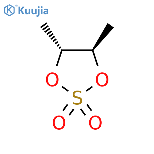 (4R,5R)-4,5-dimethyl-1,3,2-dioxathiolane 2,2-dioxide structure