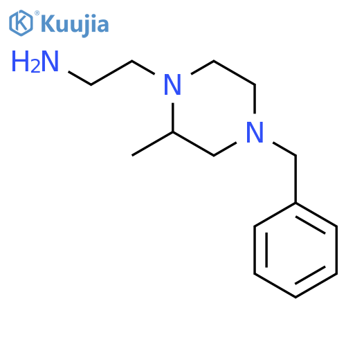 2-methyl-4-(phenylmethyl)-1-Piperazineethanamine structure