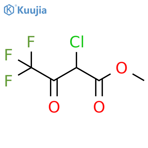 Butanoic acid, 2-chloro-4,4,4-trifluoro-3-oxo-, methyl ester structure