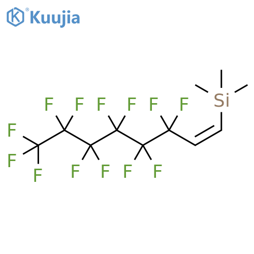 Silane, trimethyl(3,3,4,4,5,5,6,6,7,7,8,8,8-tridecafluoro-1-octenyl)-, (Z)- (9CI) structure