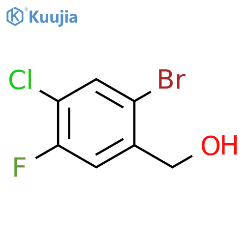 2-Bromo-4-chloro-5-fluorobenzyl alcohol structure