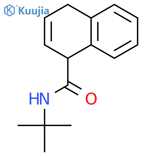 N-tert-Butyl-1,4-dihydronaphthalene-1-carboxamide structure