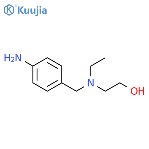 Ethanol, 2-[[(4-aminophenyl)methyl]ethylamino]- structure