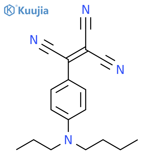 Ethenetricarbonitrile, [4-(butylpropylamino)phenyl]- structure