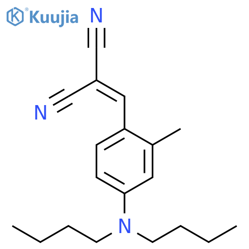 Propanedinitrile, [[4-(dibutylamino)-2-methylphenyl]methylene]- structure
