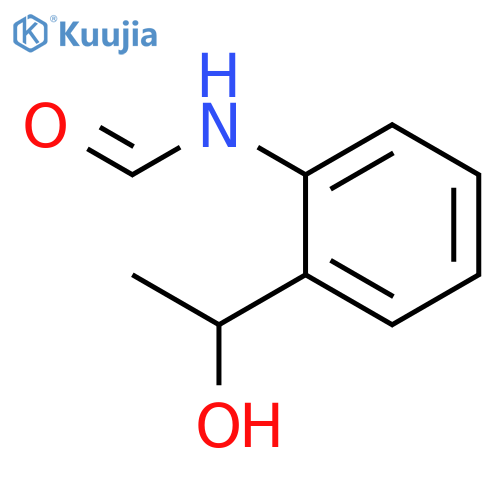 Formamide, N-[2-(1-hydroxyethyl)phenyl]- structure