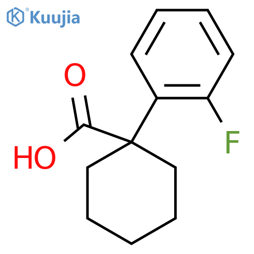 1-(2-Fluorophenyl)cyclohexanecarboxylic acid structure