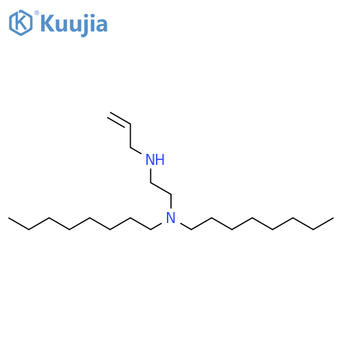 1,2-Ethanediamine, N,N-dioctyl-N'-2-propenyl- structure