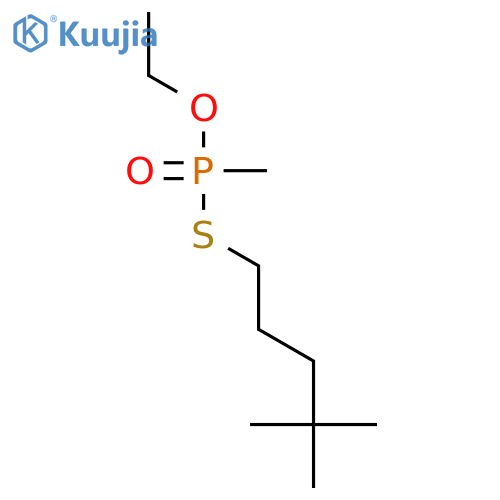 Phosphonothioic acid,methyl-, S-(4,4-dimethylpentyl) O-ethyl ester (7CI,8CI,9CI) structure