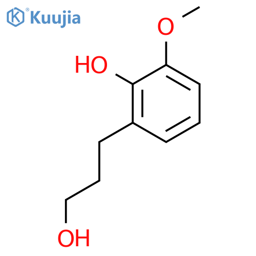2-(3-Hydroxypropyl)-6-methoxyphenol structure
